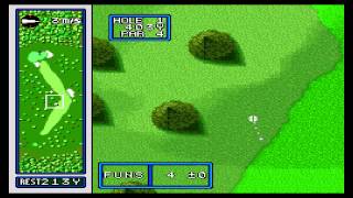 Hole in One (Super Famicom) Gameplay Captured From a Retron 5 in Upscaled 720p HD