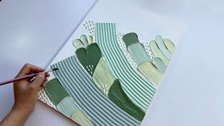 Create Stunning Minimalist Textured Art on MDF Board | Modern Abstract  Wall Art Painting