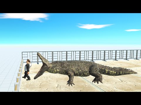 NEW CROCODILE PURUSSAURUS VS EVERY UNIT | ANIMAL REVOLT BATTLE SIMULATOR