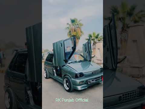 "INSANE MOD! 🔥 Mehran Car Transformation: Slanty Bonnet Scoop & FIRE Effects!"