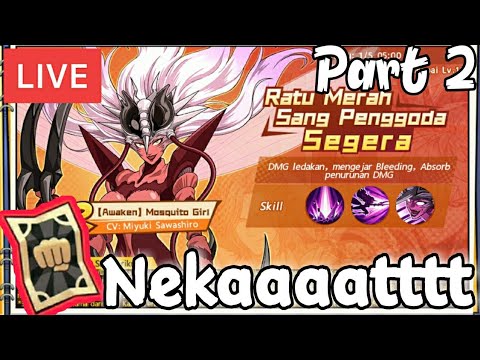 LANJUTAN GACHA RED MOSQUITO GIRL SSR - One Punch Man The Strongest