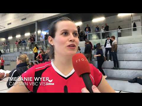 Erster Sieg des VBC Visp in der Nationalliga B: Interview mit Captain Melanie Wyer.
