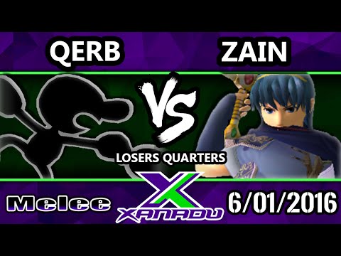 S@X 152 SSBM Losers Quarters - Qerb (G&W) Vs. Zain (Marth)