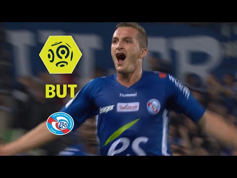 But Dimitri LIENARD (75') / RC Strasbourg Alsace - Olympique de Marseille (3-3)  / 2017-18