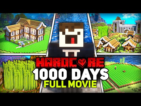 I Survived 1000 Days of Hardcore Minecraft [FULL MOVIE]