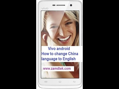 VIVO androids How to change the language