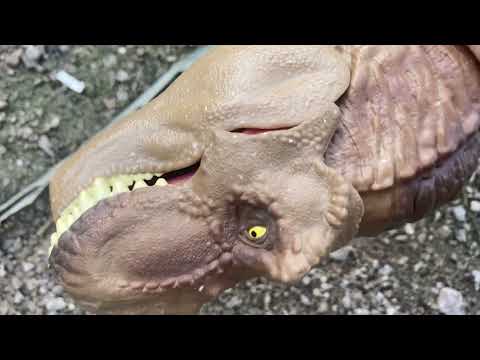 Jurassic World Dominion Prologue T’Rex vs Giganotosaurus Toy Style