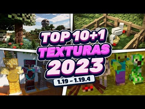 Top 10 TEXTURE PACKS for MINECRAFT 1.19 - 1.19.20 (JAVA, BEDROCK and PE)🚀TEXTURE PACK 1.19.60