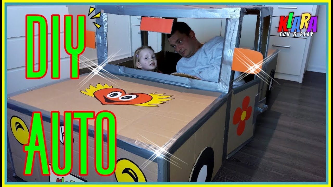Auto z kartonu DIY