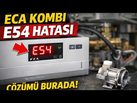 ECA Kombi E54 Hatası Nedir? | E54 Arızası Nasıl Giderilir? (Adım Adım Uygulamalı Anlatım)