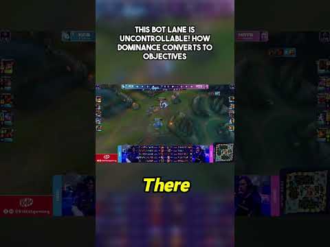 The moment a lead becomes *unbeatable*. Bot lane domination turns into pure objective destruction!