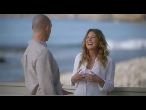 [ GREYS ANATOMY ] It's All Too Much 17x08 | Meredith and Hayes (+Derek) at the beach