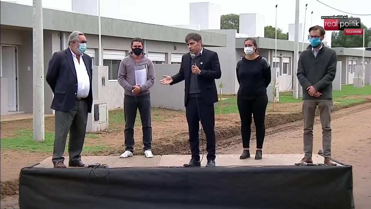 Trenque Lauquen: Kicillof entrega viviendas construidas por la AMOC
