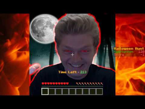 Minecraft: Halloween hunt. trick or treat with the grim reaper