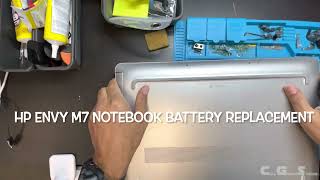 HP Envy M7 Notebook Battery Replacement in 5 Minutes | Cell Geeks Studio