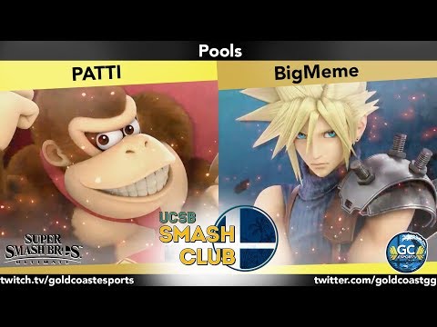 UCSB LAN - PATTI (DK) vs BigMeme (Cloud) (Pools) - Smash Ultimate