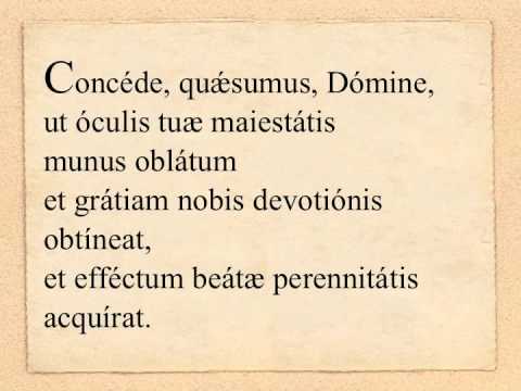Dominica XXXIII «per annum» - Oratio super oblata