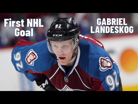 Gabriel Landeskog #92 (Colorado Avalanche) first NHL goal Oct 12, 2011 (Classic NHL)