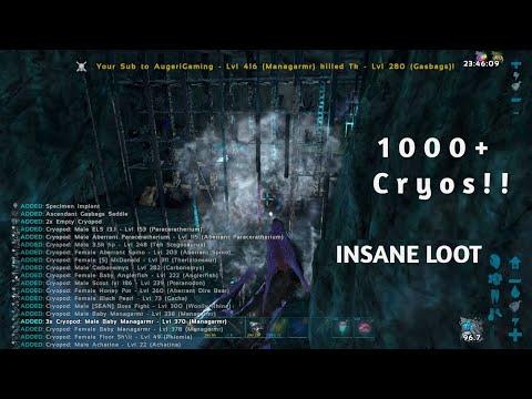 Raiding for 1000+ Cryo Tames!!! | Ark Small Tribes | The Island