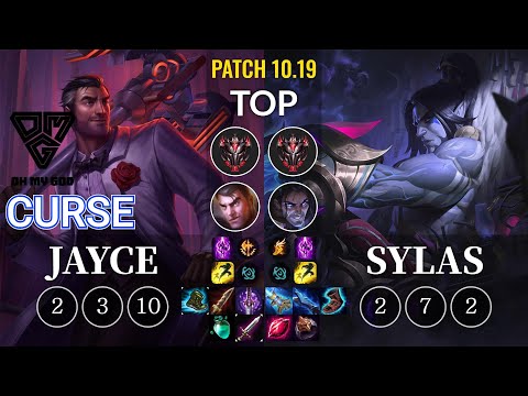 OMG Curse Jayce vs Sylas Top - KR Patch 10.19