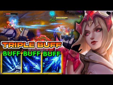 TRIPLE BUFFED ASHE IS INSANE NOW (FULL CRIT MELTS TANKS)