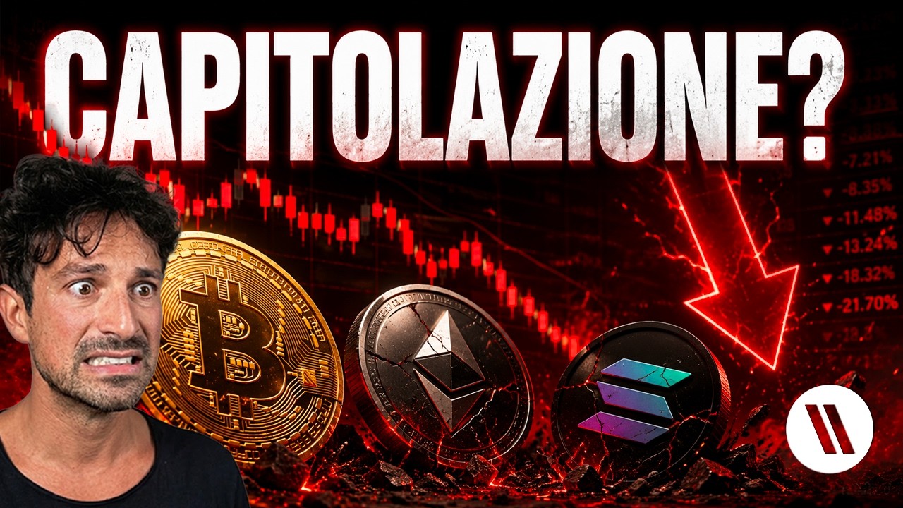 BITCOIN, CRYPTO: EMERGENZA CROLLO! CAPITOLAZIONE IN CORSO?(URGENTE)