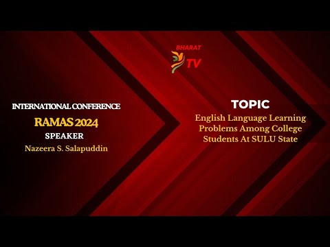 INTERNATIONAL CONFERENCE RAMAS 2024: Nazeera S. Salapuddin