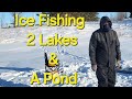 Video Thumbnail for Ice Fishing 2 Lakes & A Pond