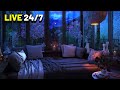 Go to Sleep w/ Rain Falling on Window | Relaxing Gentle Rain Sounds for Sleeping Problems, Insomnia