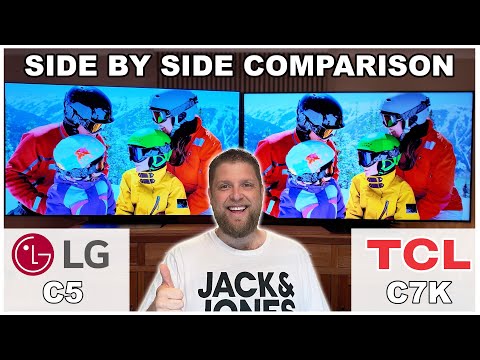 LG C5 OLED vs TCL C7K |  Side by Side comparison
