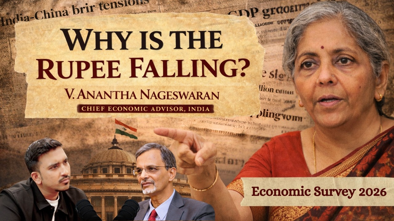 Global Chaos, Falling Rupee & India’s Economy| Economic Survey 2026| India’s Chief Economic Advisor