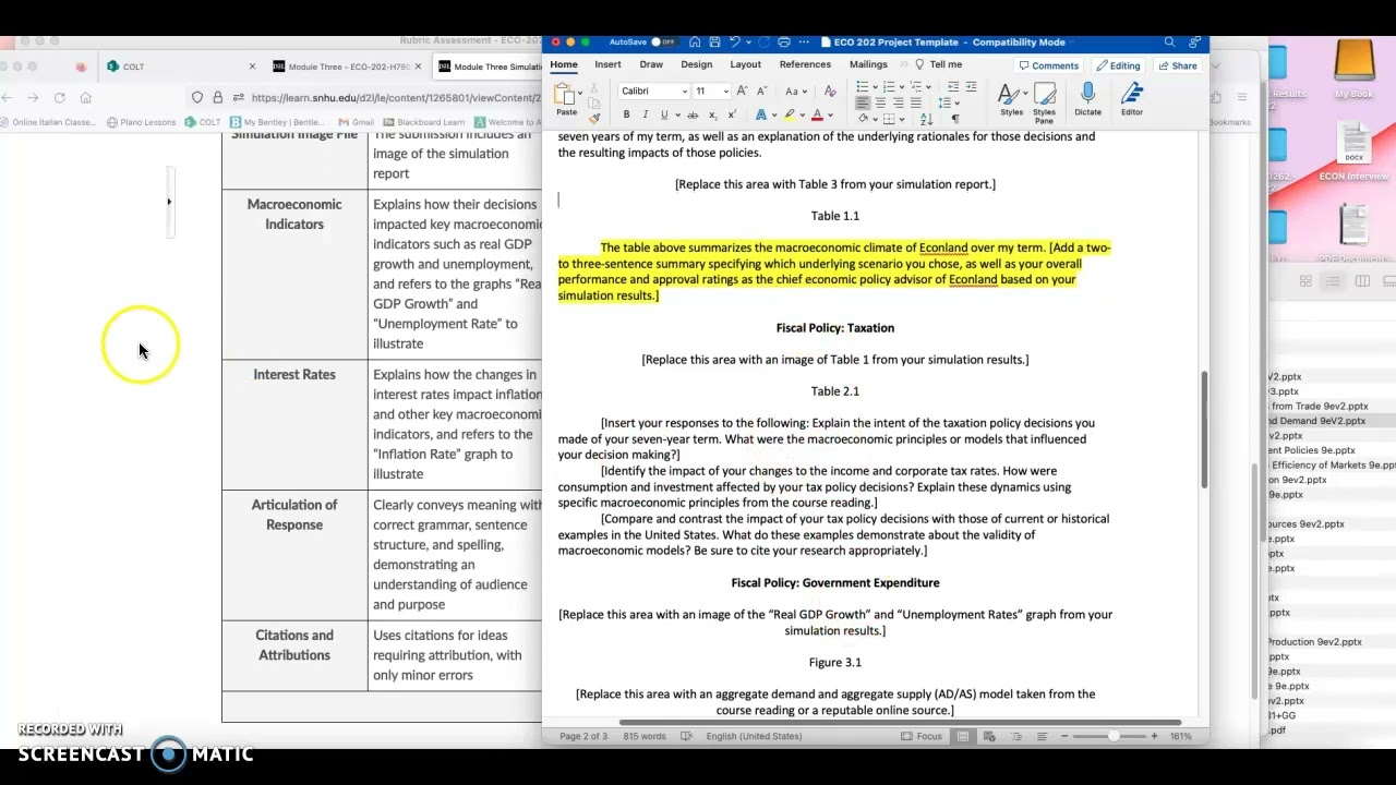 ECO202 Checkpoint Assignment