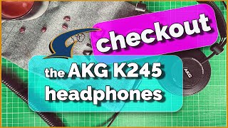 Video thumbnail for Checkout the AKG K245 Monitor Headphones | David Lewis talking tech & audio by David Lewis