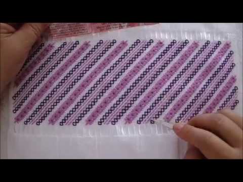 Ponto ilhós com bordas arredondadas e inclinado