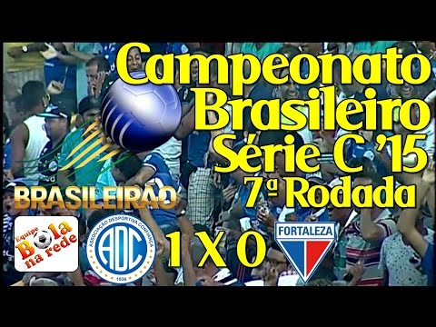 [Série C '15] A.D. Confiança 1 X 0 Fortaleza E.C. - Almir Dias - Narração: Kleber Tubarão