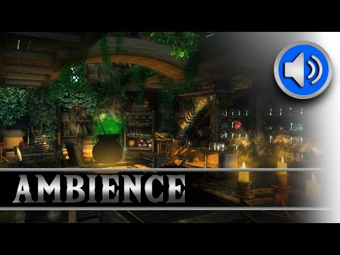 Apothecary Sounds & ASMR Ambience - Potion Shop 4k 3 Hours - White Noise, Soundscape & Atmosphere