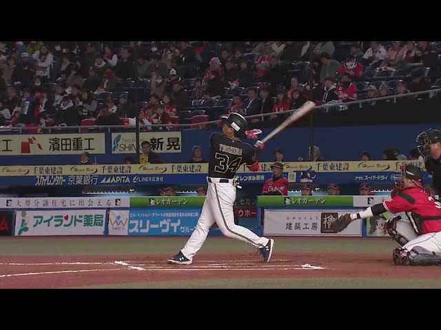 【6回表】11試合目にしてようやく飛び出した!! バファローズ・吉田正の一発!! 2019/4/11 M-B