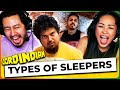 JORDINDIAN | Types Of Sleepers REACTION!