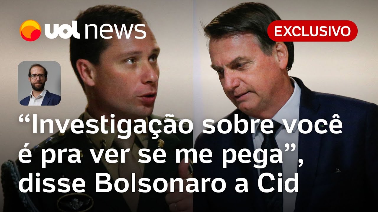 Bolsonaro em mensagem para Mauro Cid: 'A investigação sobre você é pra ver se me pega'