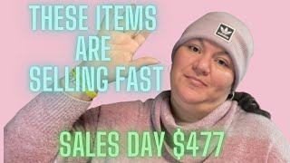 What is Selling Fast on eBay and Poshmark, Thrift with Me and Haul $477 Sales Day