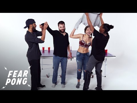 Couple vs. Couple (Dominick & Spe'shell vs. Rebeka & Andrew) | Fear Pong | Cut Video