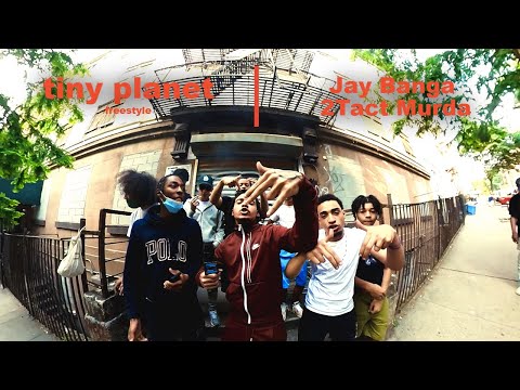 Jay Banga x 2Tact Murda | tiny planet freestyle (Shot by @checkthefootage)