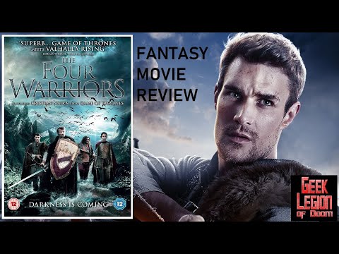 THE FOUR WARRIORS ( 2015 Christopher Dane )  Sword & Sorcery Fantasy Movie Review