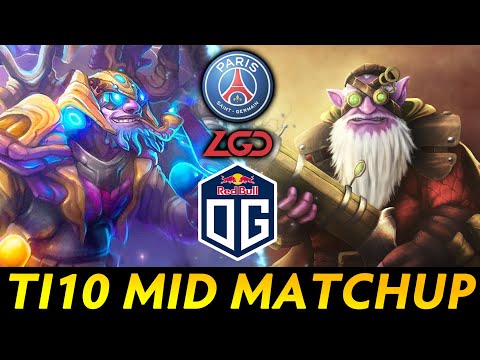 TI10 Mid Matchup — SNIPER vs TINKER, Topson vs Ame
