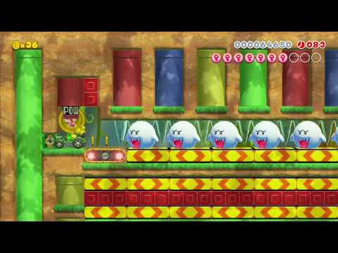 Super Mario Maker 2 - 超爽快コース Refreshing…カラフルな森林 by NEWみなびー - No Commentary