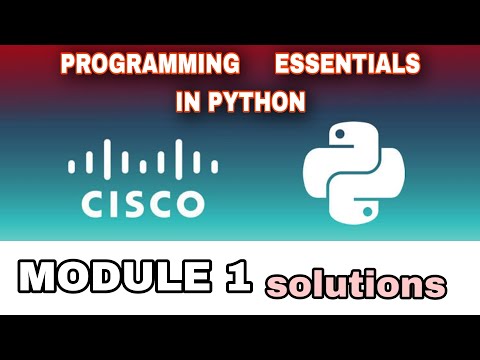 Programming Essentials 2 Python Module 1 Answers L Cisco L Python Cisco L Cisco Python Module1