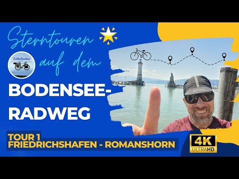 Sterntouren 🌟 auf dem Bodensee-Radweg - Tour 1 -  Friedrichshafen - Romanshorn