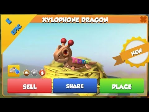 XYLOPHONE DRAGON Hatching + GOLEM Next DOTW! - Dragon Mania Legends #515