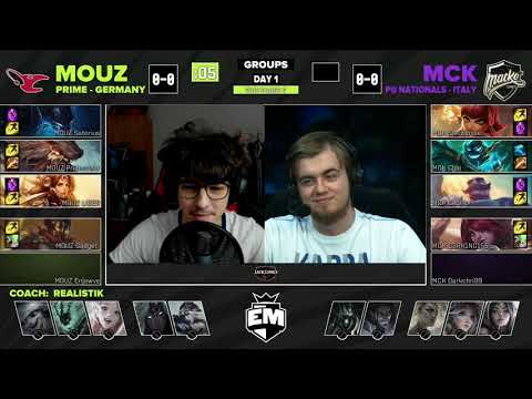 MOUZ vs MCK @ EU Masters Group Stage Spring 2021