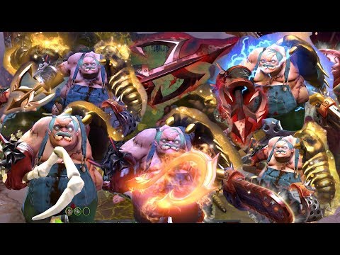 Best Pudge Top Hook with Expensive Mix Set (Scorching Talon-Dragonclaw Hook-Golden Ripper's Reel ..)